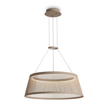 Подвесной светильник LED 17W 3000K FR5535PL-L14B серо-бежевый Prism Freya