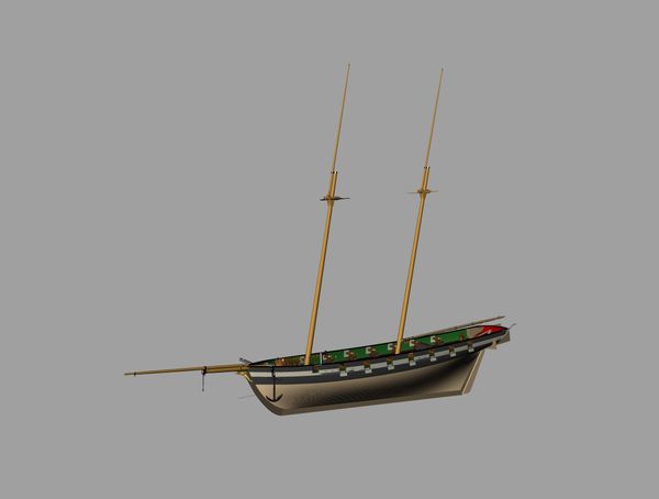 Шхуна Метеор 16 пуш. 1:72 Шхуна Метеор 16 пуш. 1:72