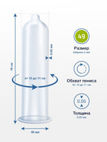 Презервативы MY.SIZE №3 размер 49 - 3 шт.