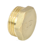Заглушка латунь Ду 25 (1") НР LD LD.65.505.25