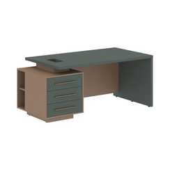Стол руководителя с тумбой VCT 1890(L)  1800х900х750 VELION