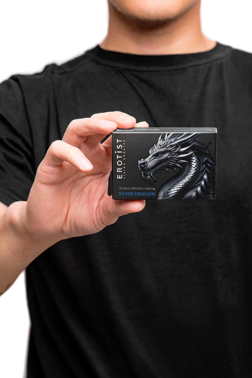 Капсулы Erotist Silver Dragon для усиления эрекции 10 капсул