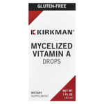 Kirkman Labs, мицеллярный витамин A, в каплях, 30 мл (1 жидк. унция)