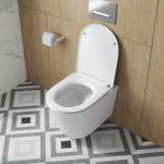 Унитаз подвесной безободковый с сиденьем и смывом TORNADO BelBagno TRE-TOR BB5180CH-TOR/SC