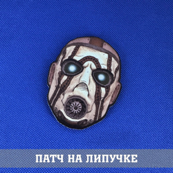 Патч Псих Пограничье фигурный, Borderlands 5х7 см с липучкой