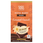 ChocZero, Keto Bark, темный шоколад, хрустящая карамель, 8 батончиков, 90 г (3,2 унции)