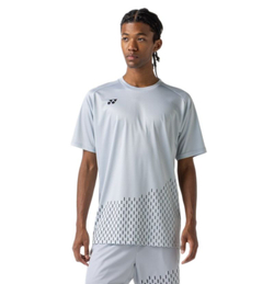 Теннисная футболка Yonex Practice - silver grey