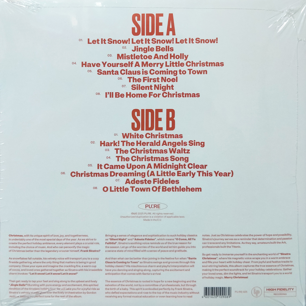 Frank Sinatra / Christmas Sinatra (Coloured Vinyl)(LP)