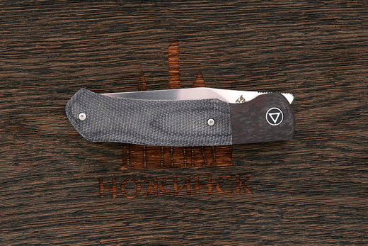 Нож складной QSP QS137-A Gannet, клинок 85мм, сталь 154CM, рукоять микарта