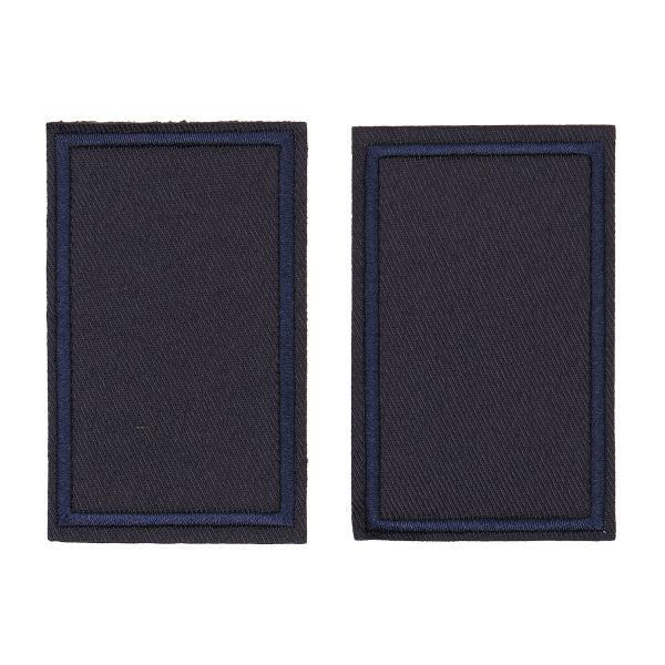 Заплатка термоклеевая 79х44 мм (blue), LA429, 2 шт