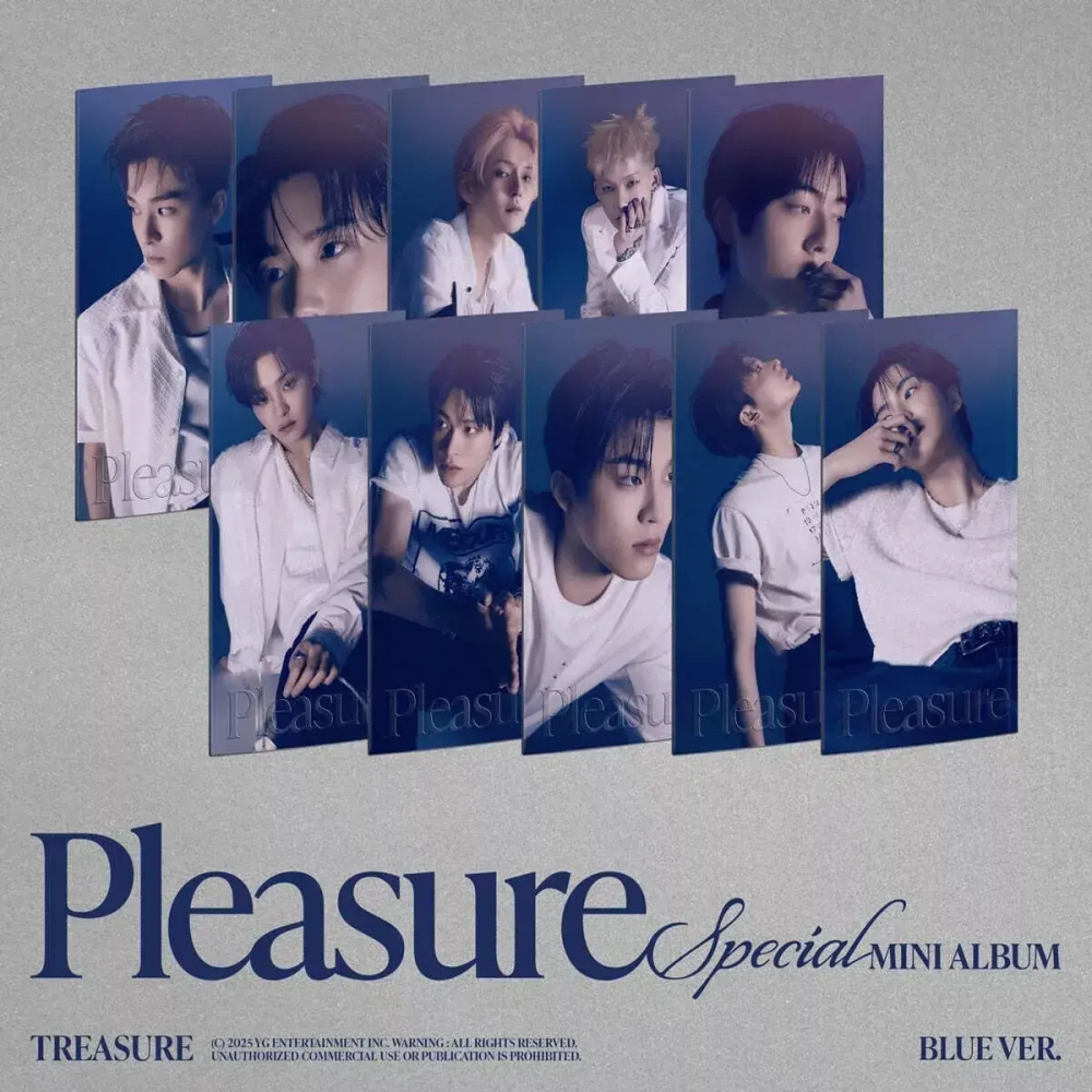 Альбом TREASURE - PLEASURE [Blue ver.] (Чонхван)