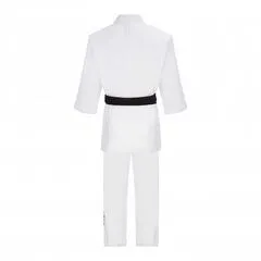 C555 Кимоно для дзюдо подростковое Clinch Judo Red FDR белое