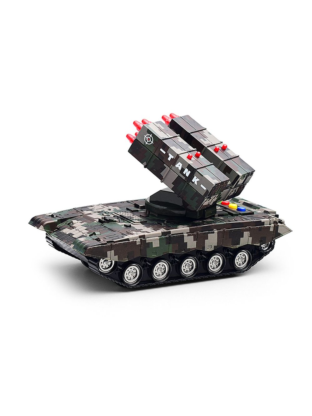 Игрушка Танк на батарейках, свет и звук (58069B)