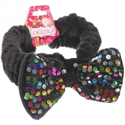 Повязка на голову «Beauty - Star», микс 6 цветов, 17,5*5см ( упаковка белый ZIP пакет )