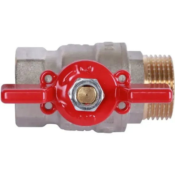 Кран шаровый ROMMER Н-В 3/4" бабочка полнопроходной 38838