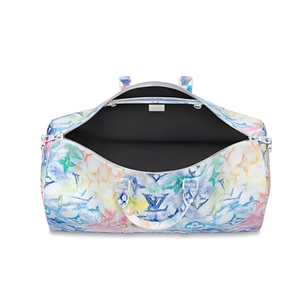 LOUIS VUITTON Keepall Bandouliere 50 Pastel Multicolor