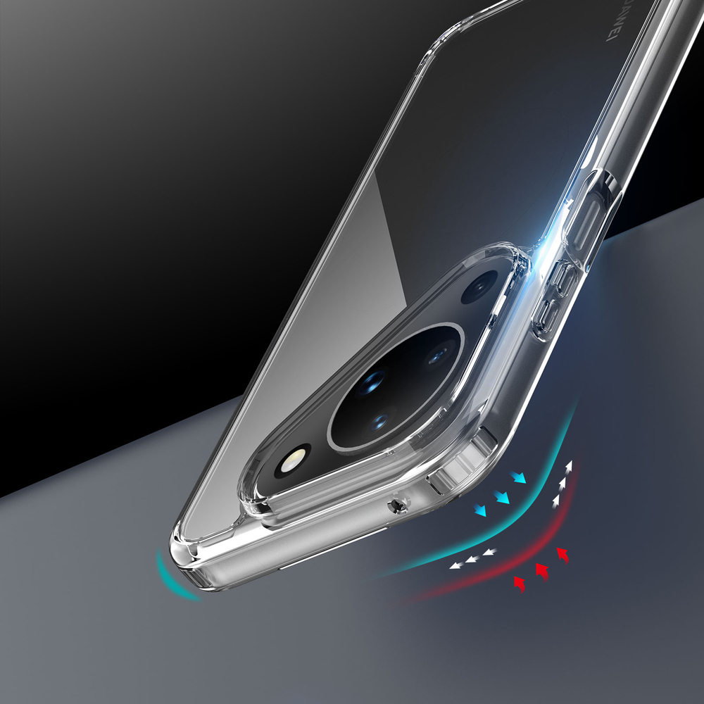 Усиленный прозрачный чехол для смартфона Huawei Pura 90, серия Clin Series от Dux Ducis