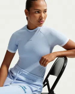 Футболка женская NIKE W NK SS FITTED TOP GLS