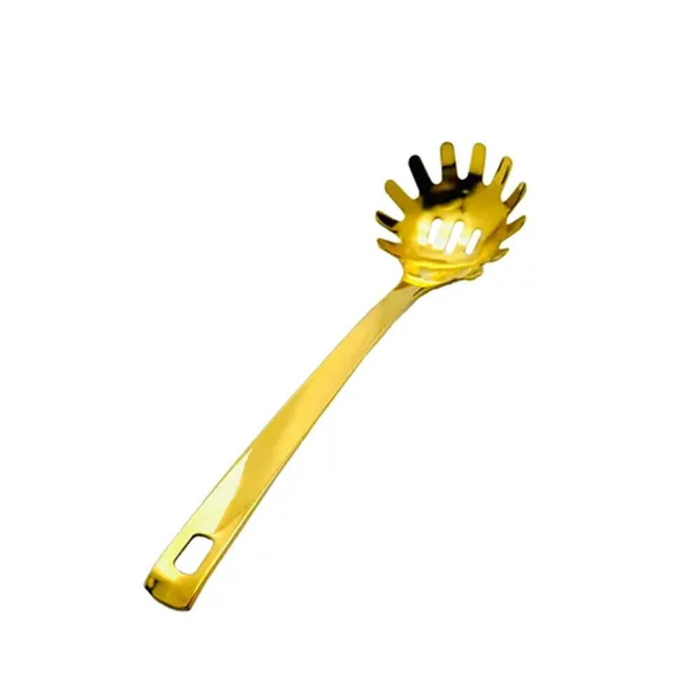 Ложка для спагетти 24,5 см Square Tip нерж. цвет золото PVD P.L. Proff Cuisine