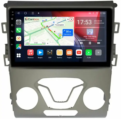 Магнитола для Ford Mondeo 5 2015-2019 - Canbox 9-096 Qled, Android 10, Быстрая, SIM-слот