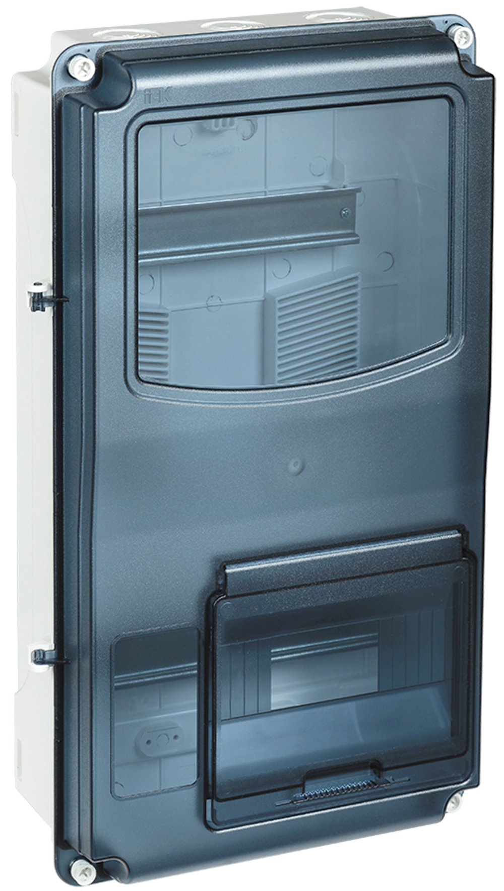 Корпус IEK ЩУРн-П 3/12, IP66, PC, LIGHT, пластиковый MSP3-N-12-66-L