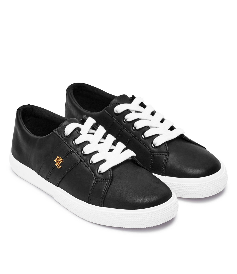 Кожаные кроссовки JANSON LAUREN RALPH LAUREN - черный(802775372)