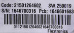 Модуль управления 21501264602 стиральной машины Indesit BWSB 50851