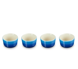 Le Creuset Набор из 4 форм для выпечки 100мл лазурный 79109102200000