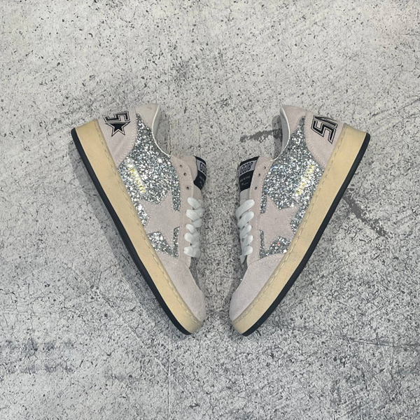 Кроссовки Golden Goose Sneakers silver/beige