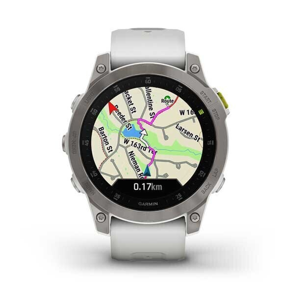 Умные часы Garmin Epix (Gen 2) Sapphire - White Titanium
