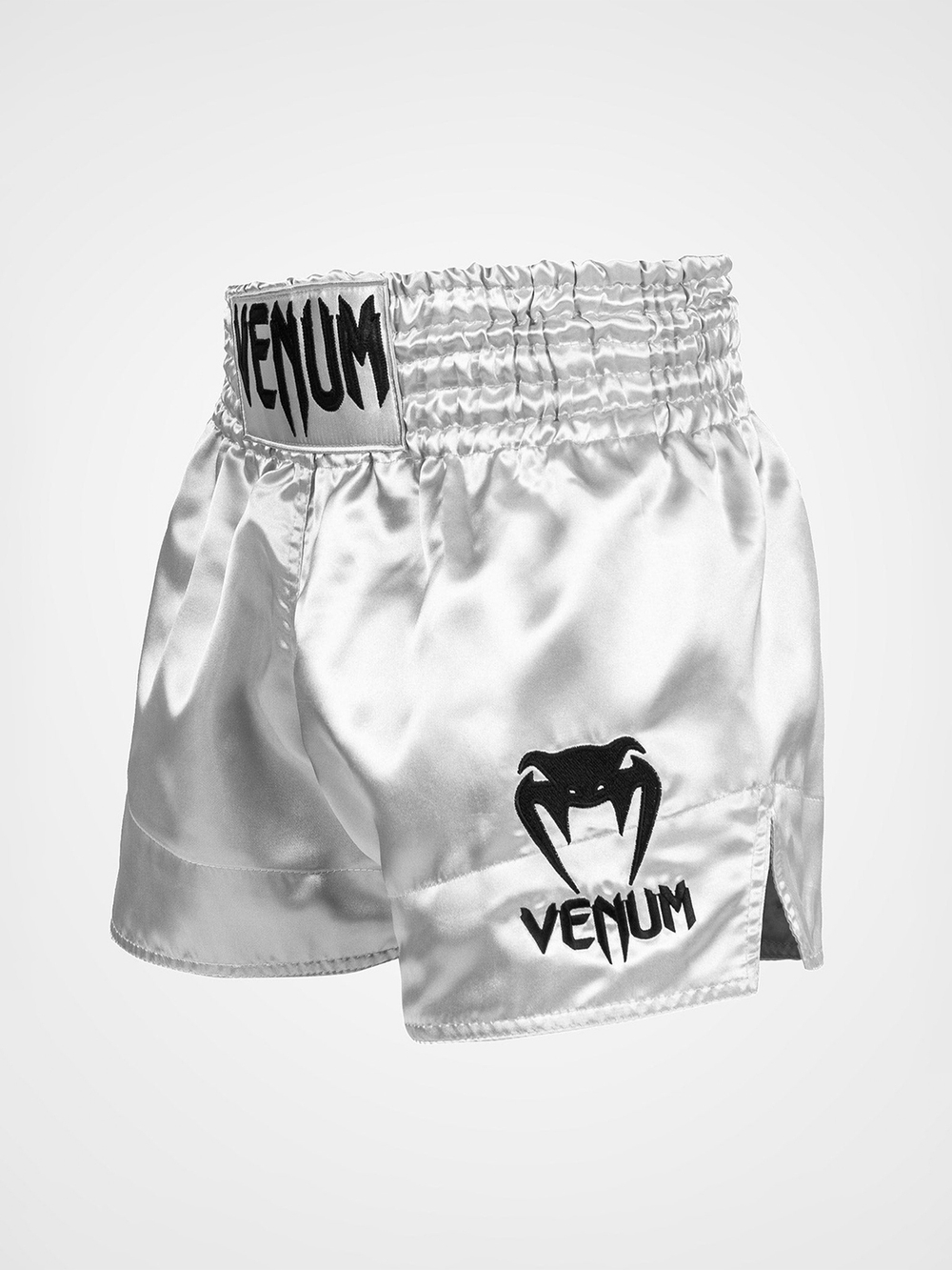 Шорты тайские Venum Classic Silver/Black