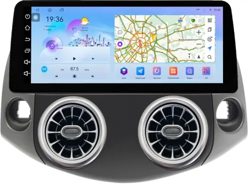 Магнитола для Toyota RAV4 3 2005-2012, Vanguard (рамка LUX 2) - FarCar S500+TS10 монитор 12.3" 2K QLED на Android 14, Быстрая, CarPlay, 4G SIM-слот