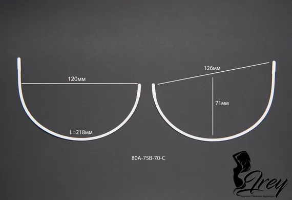 Каркасы Arta-F ОПТ, тип 15, глубокий для балконет (10 пар)
