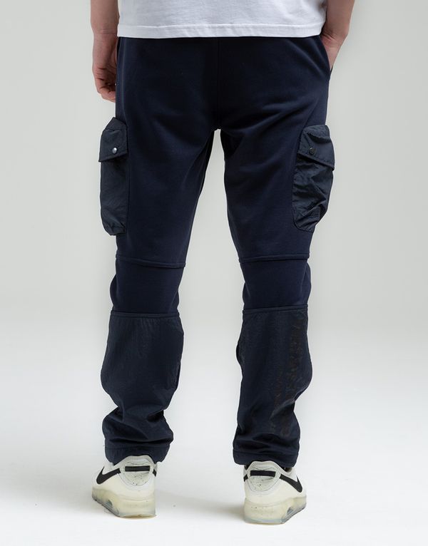 Спортивные Штаны We Don’t Care Nylon Trim Cargo Sweatpants Navy - фото 3