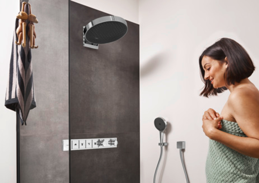 Верхний душ Hansgrohe Rainfinity 360 3jet с настенным 26234000