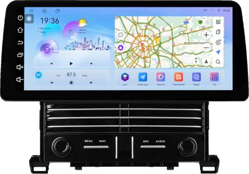 Магнитола для Toyota Alphard 2 H20, Vellfire 2008-2015 (более 10 динамиков, рамка LUX) - FarCar монитор 12.3" 2K QLED на Android 14, Быстрая, CarPlay, 4G SIM-слот