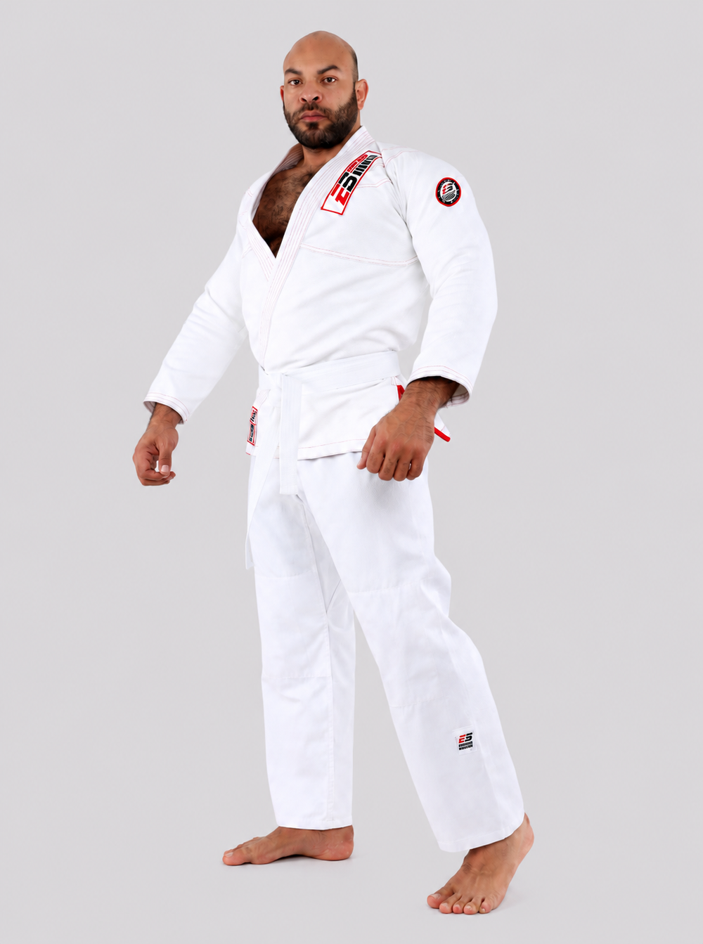Кимоно BJJ бразильское джиу-джитсу ESKHATA  белый