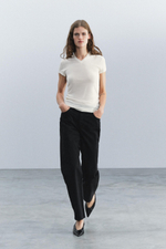 ФУТБОЛКА С ШЕРСТЬЮ — ZARA