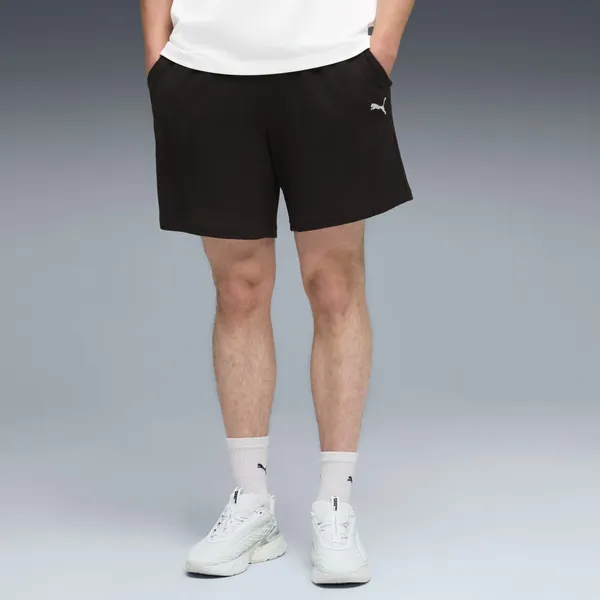 Шорты спортивные мужские PUMA WARDROBE ESS Waffle Relaxed Shorts 7"