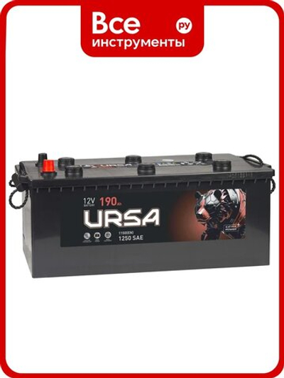 URSA Extra power 190Ah R+ (без борта)