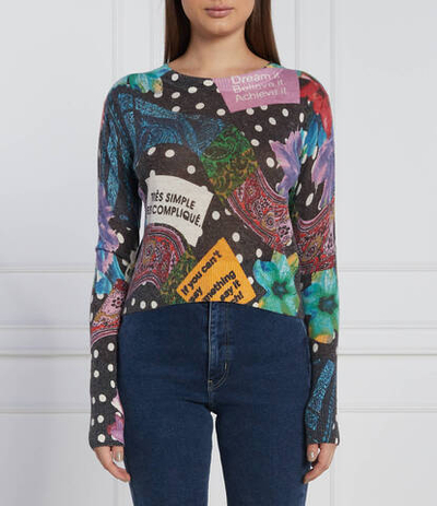 блузка Desigual - разноцветная(22WWJFA1)