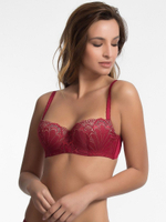 Бюстгальтер-балконет с эффектом пуш ап плюс Balconette Bra (Размер: 70C) (Цвет: черный)