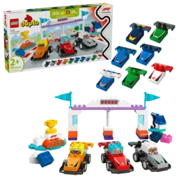 Конструктор LEGO Duplo 10445 Гоночные машины и пилоты команды F1