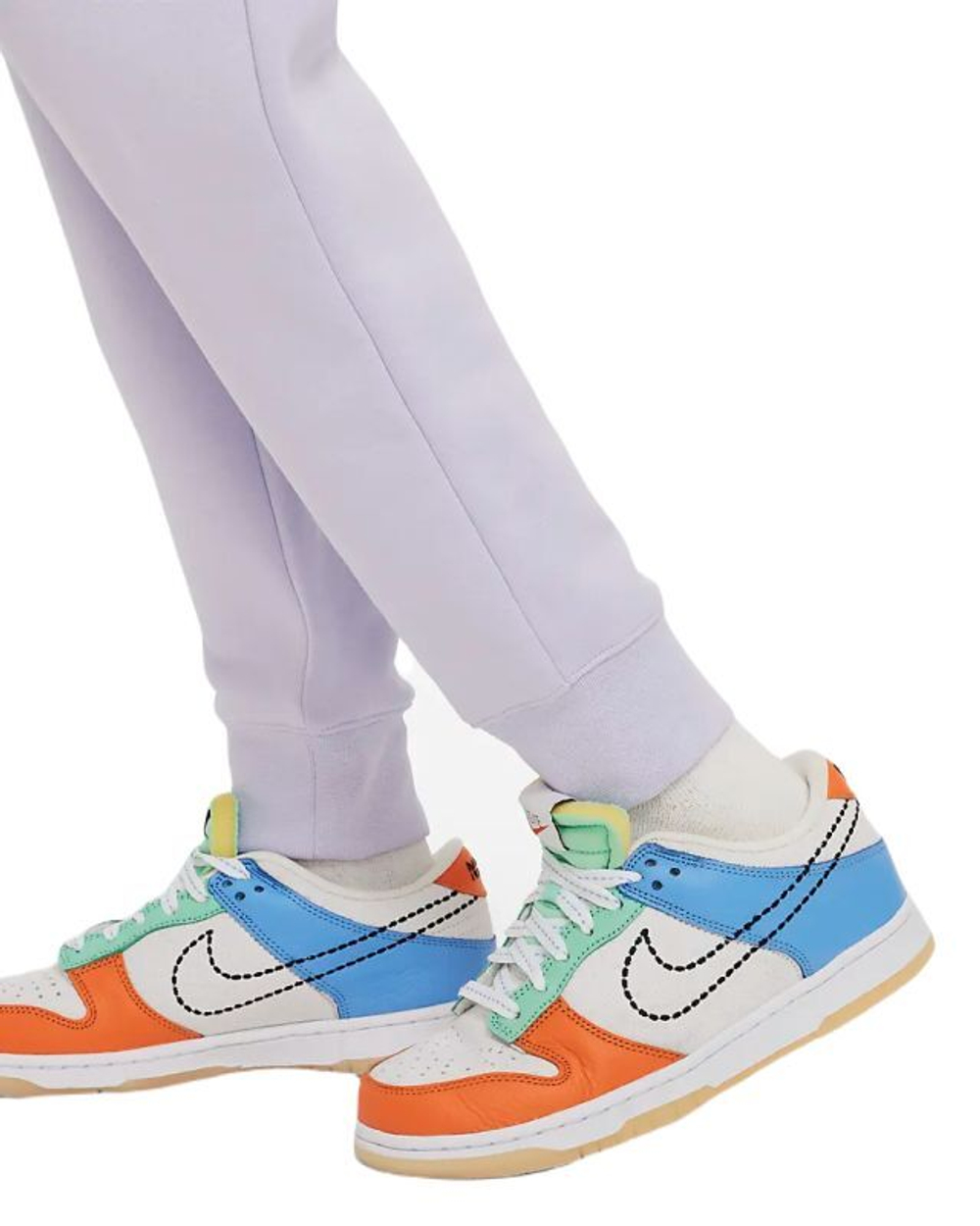 Штаны для девочки теннисные Nike Sportswear Fleece Pant LBR - Фиолетовый
