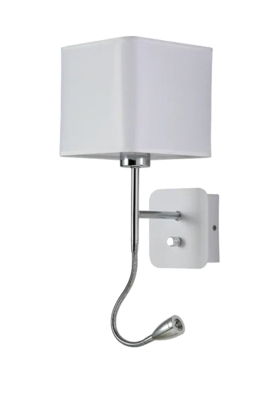 Бра Crystal Lux PACO AP2 CHROME/WHITE 3460/402