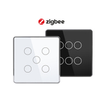 Сенсорный выключатель Zigbee 1CH беспроводной SS1 (на аккумуляторах, черный)