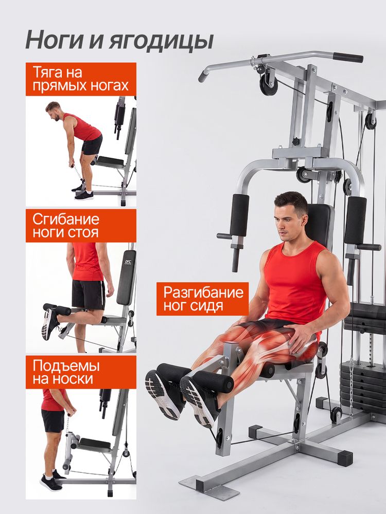 Силовой комплекс DFC HomeGym D7000-60 / стек 60 кг