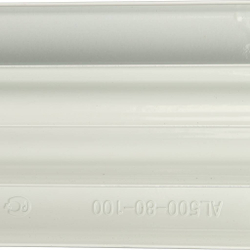 ROMMER AL500-80-80-100  4 секции радиатор алюминиевый (RAL9016)