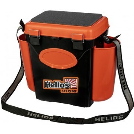 Ящик зимний Helios "FishBox" односекционный (10л) оранжевый