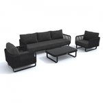 Лаунж зона Ideal Patio БЕЛЛИСА с трехместным диваном - маренго